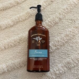 Bath & Body Works Aromatherapy Focus Eucalyptus Tea Body Lotion EMPTY Bottle